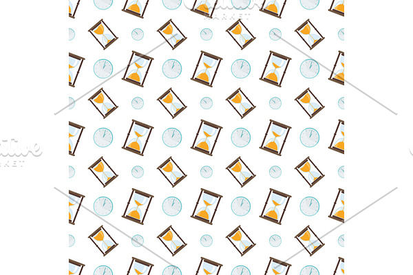 Flat vector Seamless pattern with