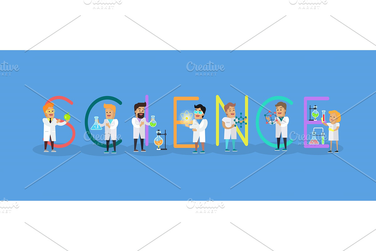 Science Conceptual Vector in Flat in Illustrations - product preview 8