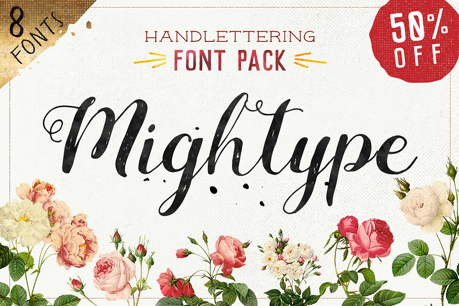 Mightype FontPack Handlettering in Display Fonts - product preview 8