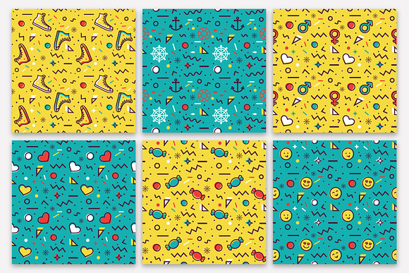 Memphis Patterns Collection in Patterns - product preview 2
