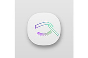 Eyebrows shaping app icon