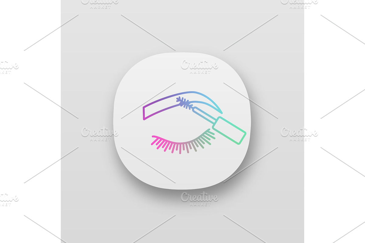 Eyebrows mascara app icon in Icons - product preview 8