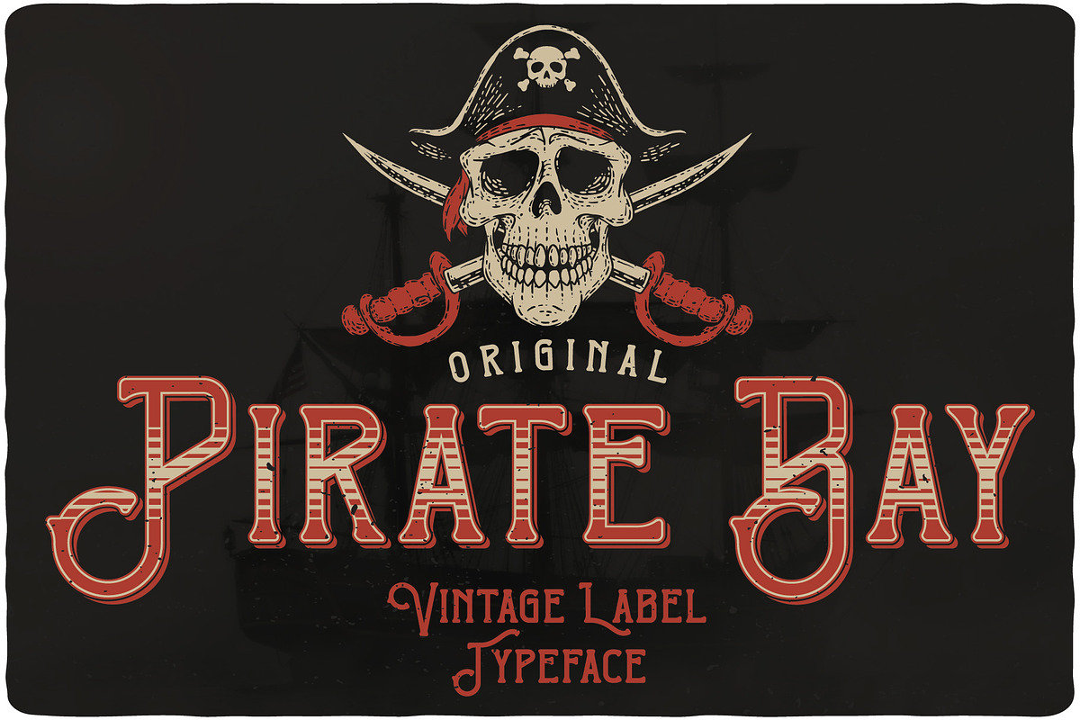 Pirate Bay Typeface in Scary Fonts - product preview 8