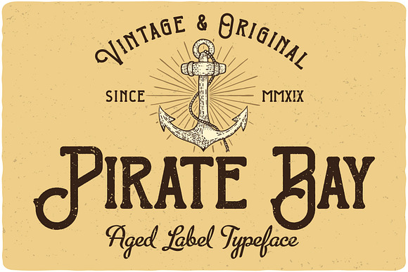 Pirate Bay Typeface in Scary Fonts - product preview 2
