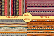 Set of ethnic patterns vector