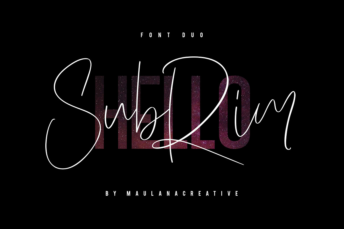 Hello Subrim Typeface - Free Sans in Script Fonts - product preview 8