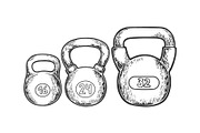 Sports weights dumbbell engraving
