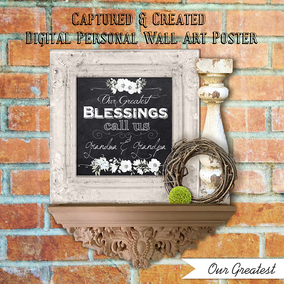 Our Greatest BlessingWall Art Poster in Illustrations - product preview 1