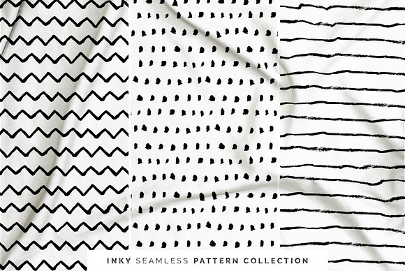 Inky Seamless Vector Patterns Vol2 in Patterns - product preview 1