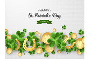 St. Patricks Day greeting holiday