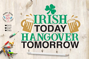 Irish Today Hangover Tomorrow
