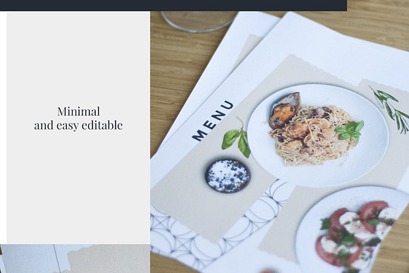 Elegant Restaurant Menu in Flyer Templates - product preview 2