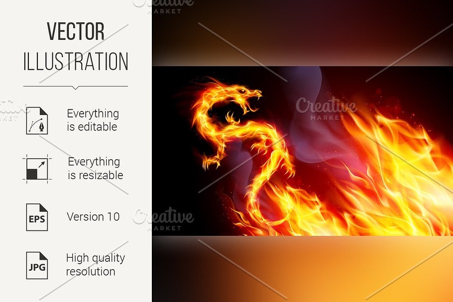 Fire Dragon in Graphics - product preview 8