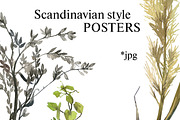 Scandinavian style posters