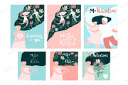 Valentine Gift Cards Romantic Vintag