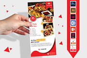 Rack Card | Restaurant DL Flyer V-03