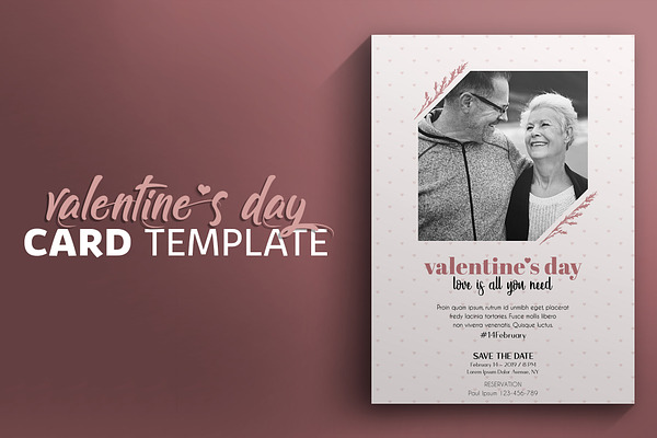 Valentine's Day Card Template
