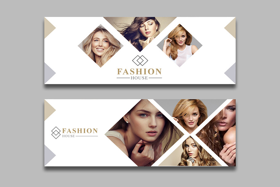 Fashion Facebook Cover in Web Elements