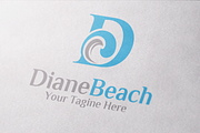 Beach Holiday | Letter D Logo