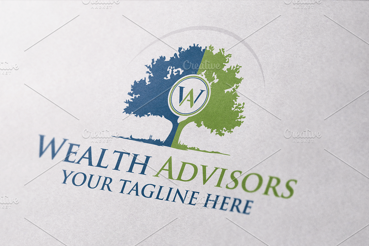 Wealth Advisor Logo Template in Logo Templates - product preview 8