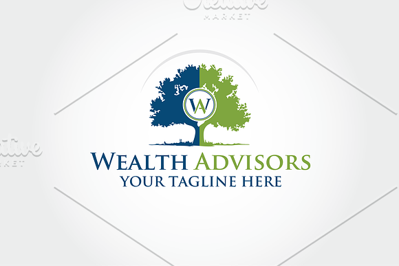 Wealth Advisor Logo Template in Logo Templates - product preview 2