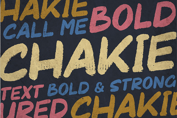 CHAKIE - Retro Brush Font in Display Fonts - product preview 1