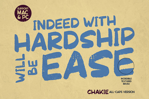 CHAKIE - Retro Brush Font in Display Fonts - product preview 3