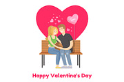 Happy Valentines Day Poster Merry
