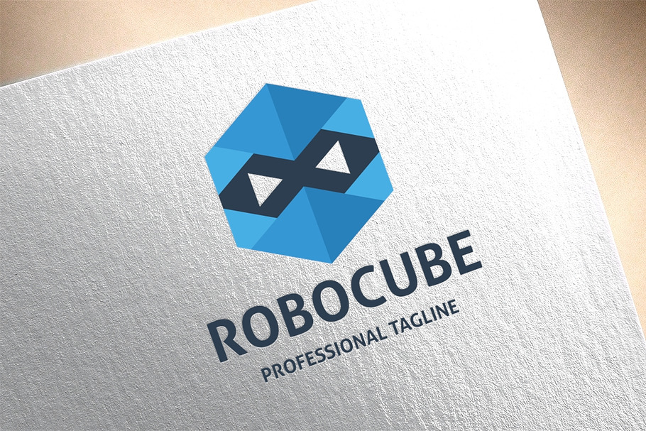 Robotic Cube Logo in Logo Templates - product preview 8