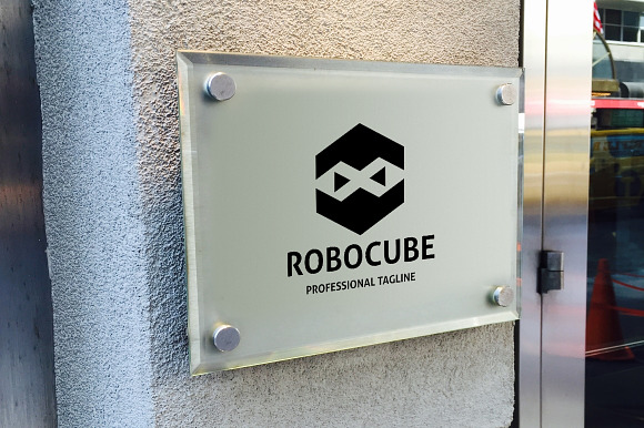 Robotic Cube Logo in Logo Templates - product preview 4