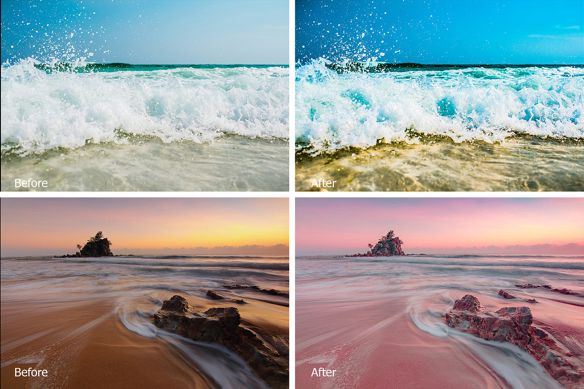 Beach Lr Presets in Photoshop Actions - product preview 8