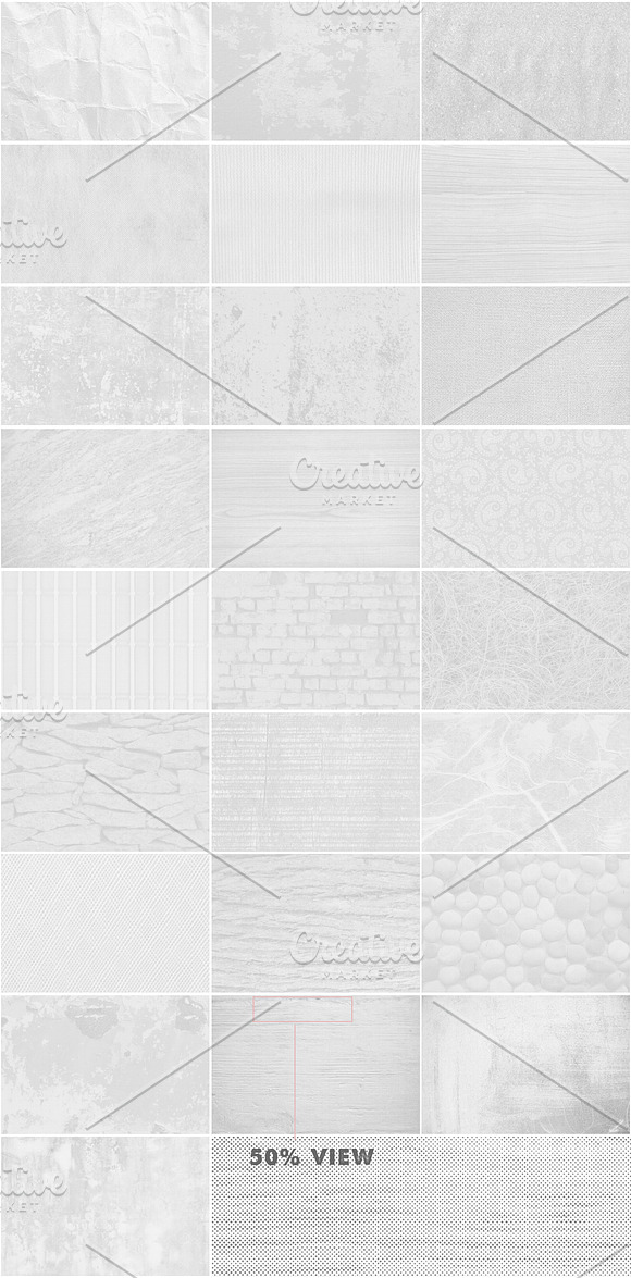 24Halftone Texture White Backgrounds in Textures - product preview 1