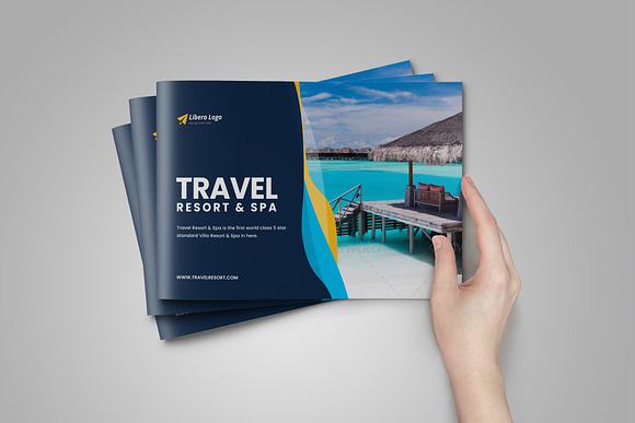 Travel Resort Brochure Design v2 in Brochure Templates - product preview 1
