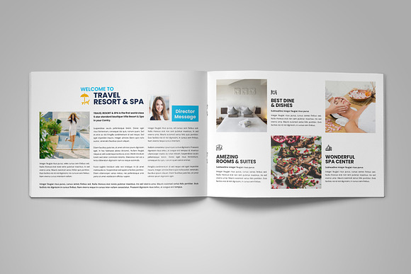 Travel Resort Brochure Design v2 in Brochure Templates - product preview 2