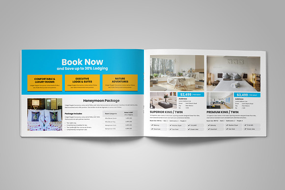 Travel Resort Brochure Design v2 in Brochure Templates - product preview 3