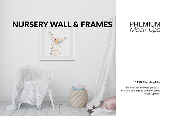 Nursery Wall & Frames Set