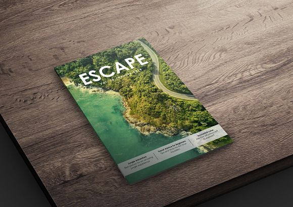 ESCAPE, Travel Stationary Kit in Stationery Templates - product preview 1
