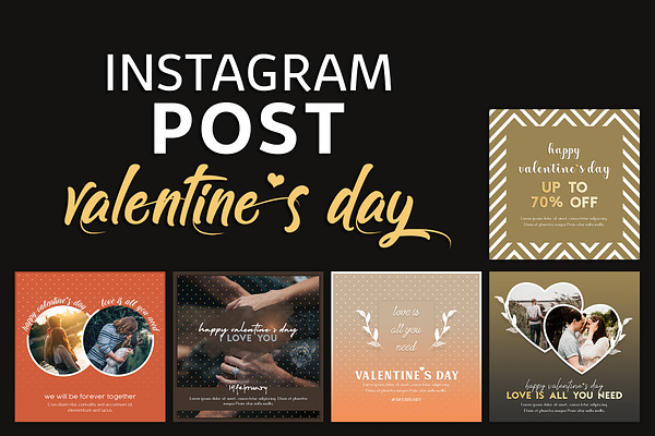 Instagram Post Template - Valentine