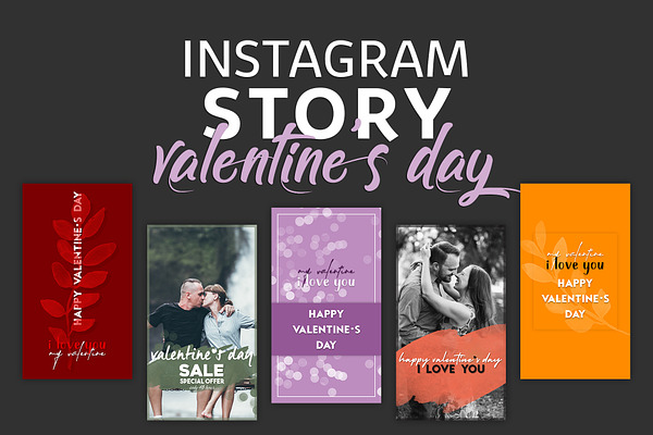 Valentines Instagram Story Templates