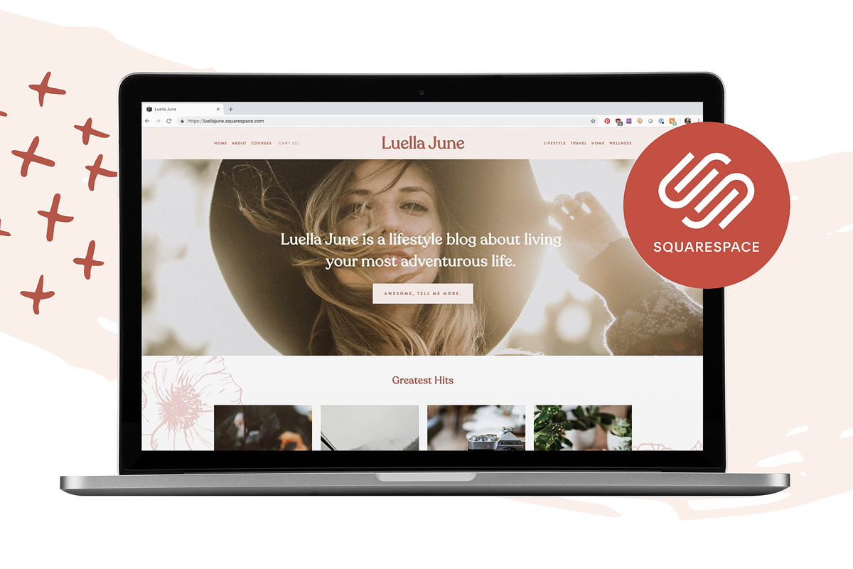 Squarespace 7.0 Template: Luella in Website Templates - product preview 8