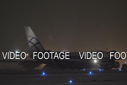 AirBridgeCargo Jumbo jet taxiing in