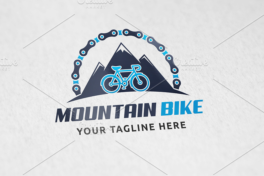 Mountain Biking - Logo Template