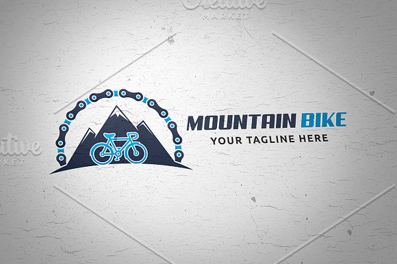 Mountain Biking - Logo Template in Logo Templates - product preview 2