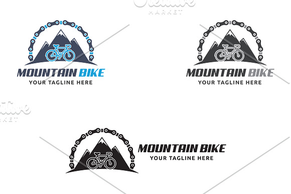 Mountain Biking - Logo Template in Logo Templates - product preview 3