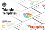 Triangle Google Slides templates
