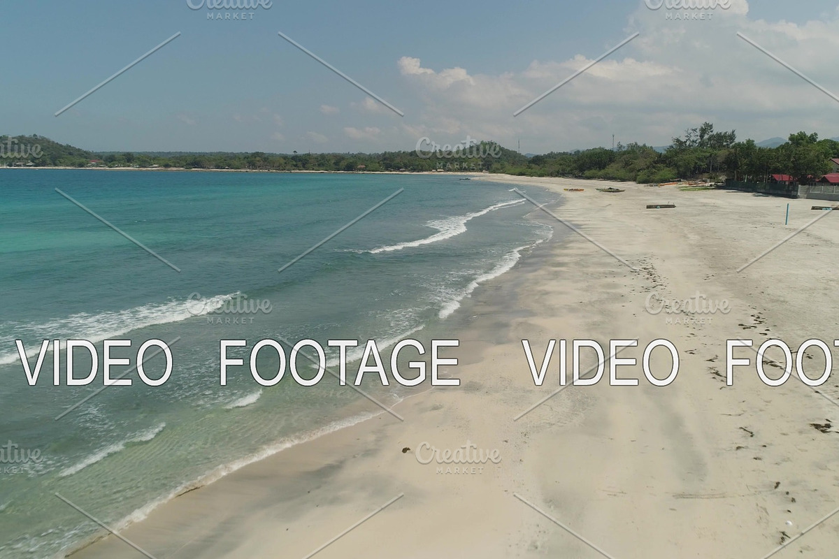 Beautiful beach with white sand. in Graphics - product preview 8