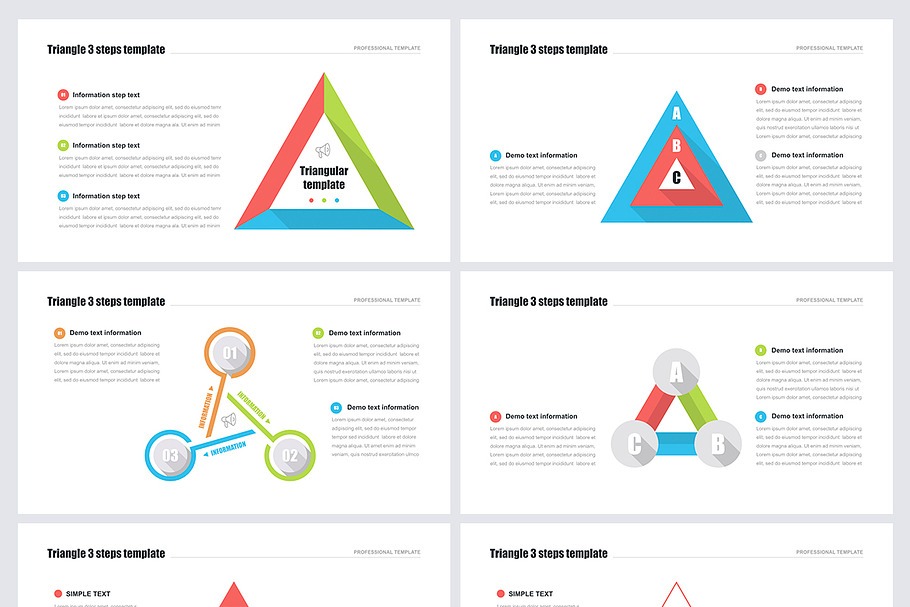 Triangle PowerPoint Templates in PowerPoint Templates - product preview 8
