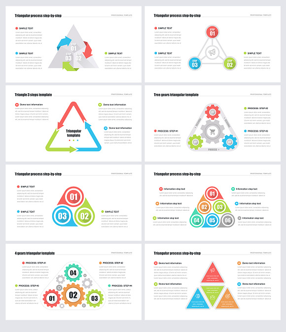 Triangle PowerPoint Templates in PowerPoint Templates - product preview 1