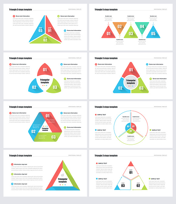 Triangle PowerPoint Templates in PowerPoint Templates - product preview 2