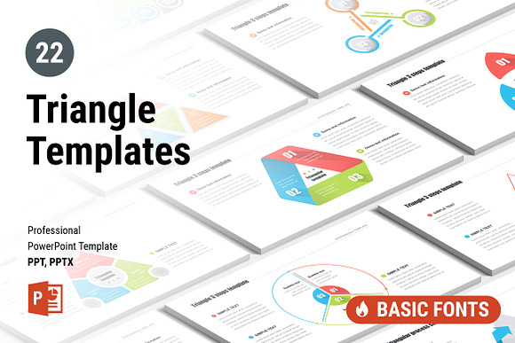 Triangle PowerPoint Templates in PowerPoint Templates - product preview 3